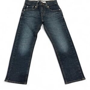 Signature by Levi Strauss Dark Blue Straight Jeans